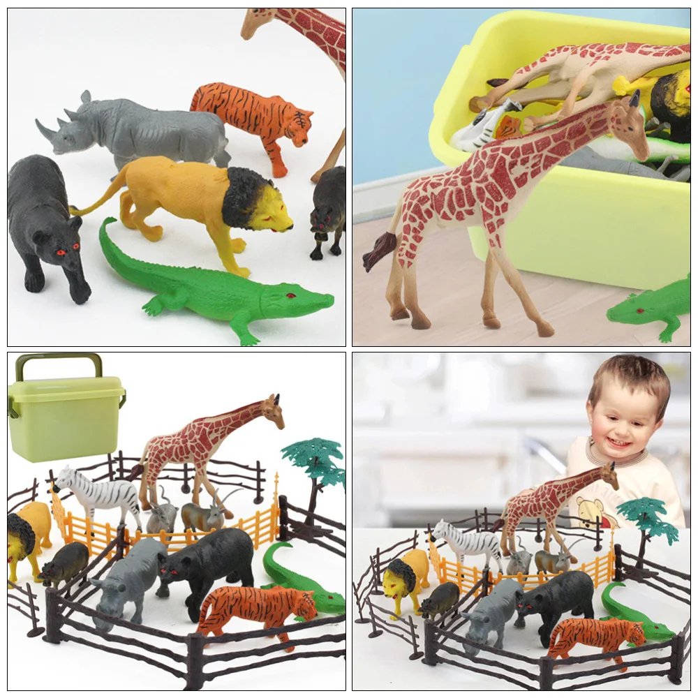 

1 Set Funny Kid DIY Sand Table Decor Early Education Cognitive Animal Model