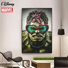 С героями комиксов Марвел, плакат Мстителей Аниме зеленый гигант Халк живопись холст печать на холсте стены в искусстве для Гостиная домашний декор