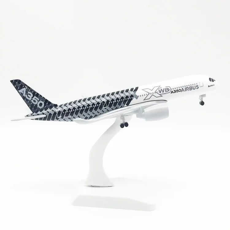Игрушка подарок для детей литый под давлением 20 см модель самолета A350 модели