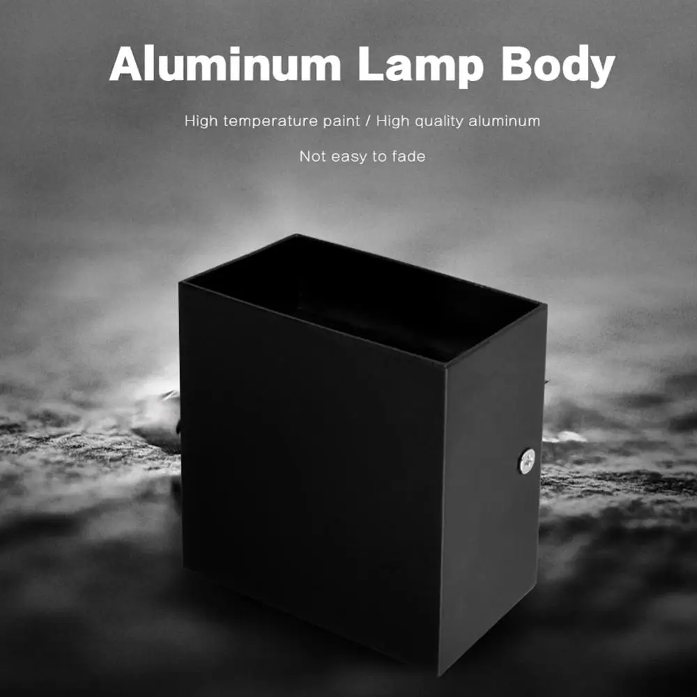 Квадратный светодиодный настенный светильник прикроватные бра с регулируемой