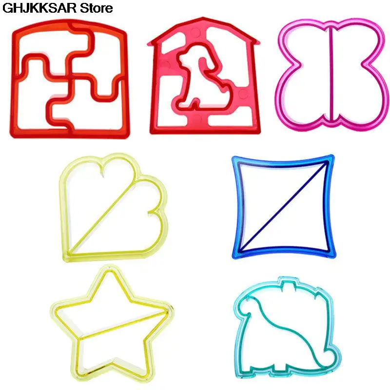 9 Shaps сэндвич-резак для торта тостов форма животного s динозавр собака Бабочка