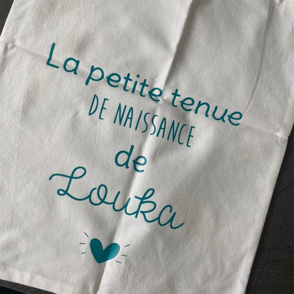 

50 Pcs/Personalized Party favour bags Pooch for motherhood for dad and for Baby guest Custom Drawstringgift bag hangovers kit