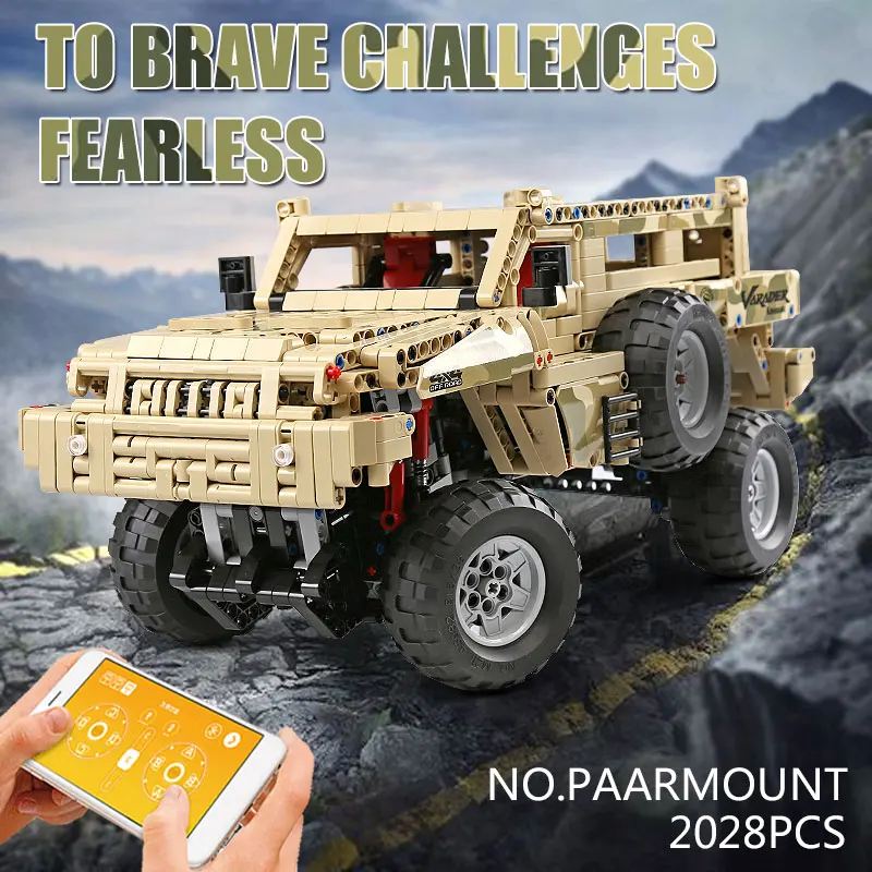 Приложение RC Technic Car Marauder Bricks Совместимо с Lepining 23007 Model Kit MOC 4731 строительные блоки
