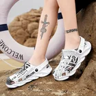 Сандалии пляжные мужские быстросохнущие, толстые шлепанцы для мужчин, износостойкая обувь для прогулок, лето 2021