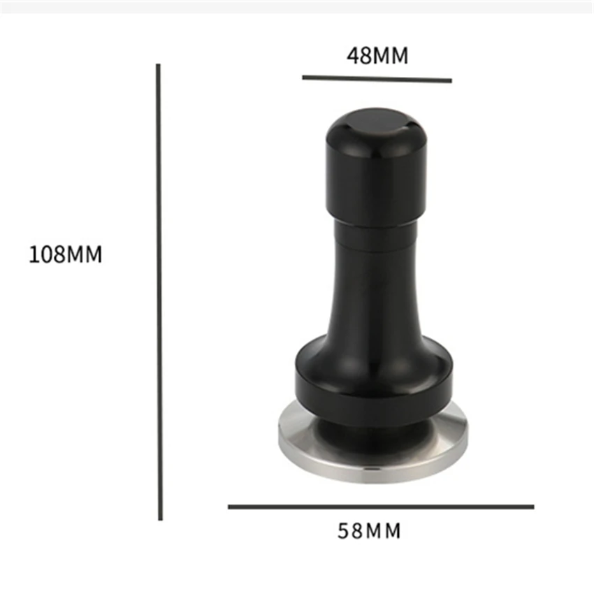 58 мм нержавеющая сталь кофе тампер плоское основание эспрессо эластичность