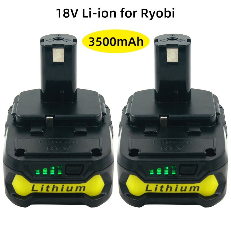 

P103 3.5Ah Li-ion Battery for Ryobi 18V Battery P102 P103 P104 P105 P107 RB18L50 RB18L40 RB18L60 Cordless Tools Batteria