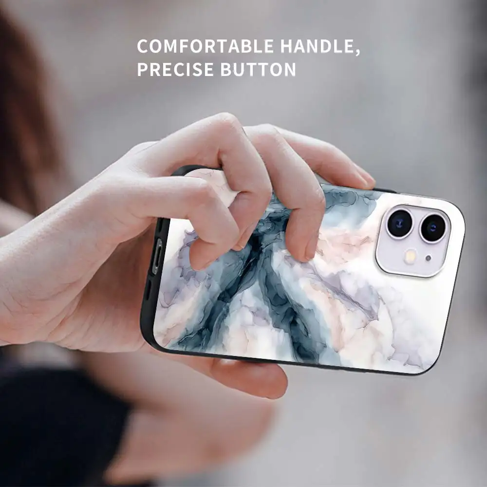 

Marble Art Colorful Tpu Phone Case For Apple iPhone 7 11 12 Pro XR X 6 6S XS Max 5 5S 8 Plus SEF Soft Coque Mobile Cover