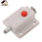 Дверные болты Myhomera, фиксатор дверей, окон, шкафов, Скользящий замок, Домашняя безопасность, кнопка, пружинный автоматический болт, оборудование