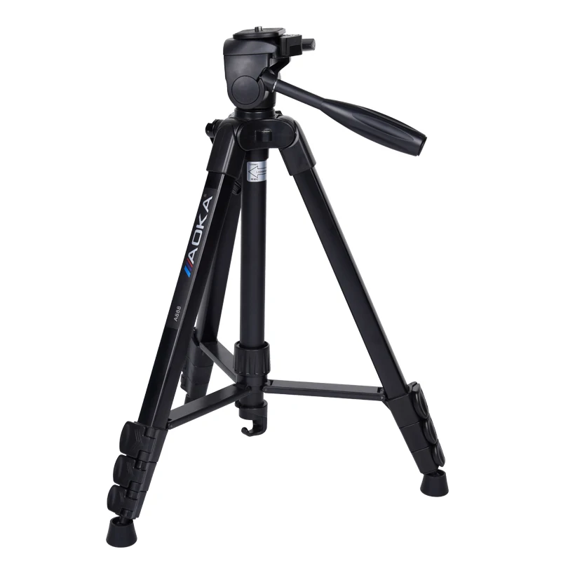 AOKA A888 Digital Outdoor Lightweight Aluminum Compact Tripod for Smartphone Mirrorless Camera