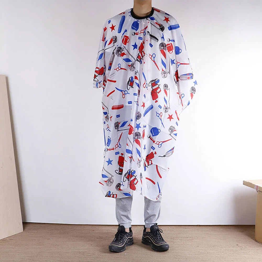 

Salon Haircut Hairdressing Cape Waterproof Barber Hair Gown Wrap Hairdressing Cloth Apron Barber Tools Supplies