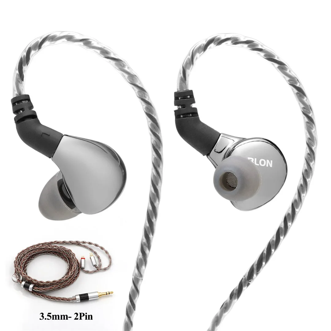 C with C8 3.5mm BLON BL-03 BL03 10 мм углеродные нанотрубки диафрагмы Динамический HIFI наушники опционально Tripowin C8 0,78 2Pin съемный кабель - Цвет: C with C8 3.5mm