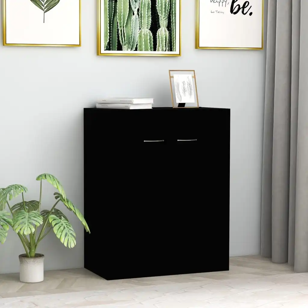 

Буфет черный из ДСП 23,6x11,8x29,5 дюйма