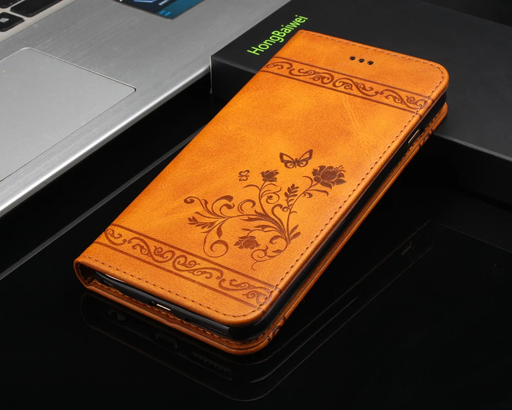 Phone Case for Apple iPhone 7 Plus Mobile phone shell handset flip card slot Leather Wallet 6 6s 8 Covre | Мобильные телефоны и