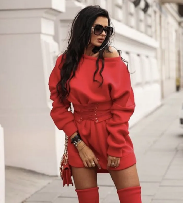 

Bodycon dress for women Square Neck Black Dress Women Elegant Cotton Fashion Side Split Dress Mini Ladies Basic
