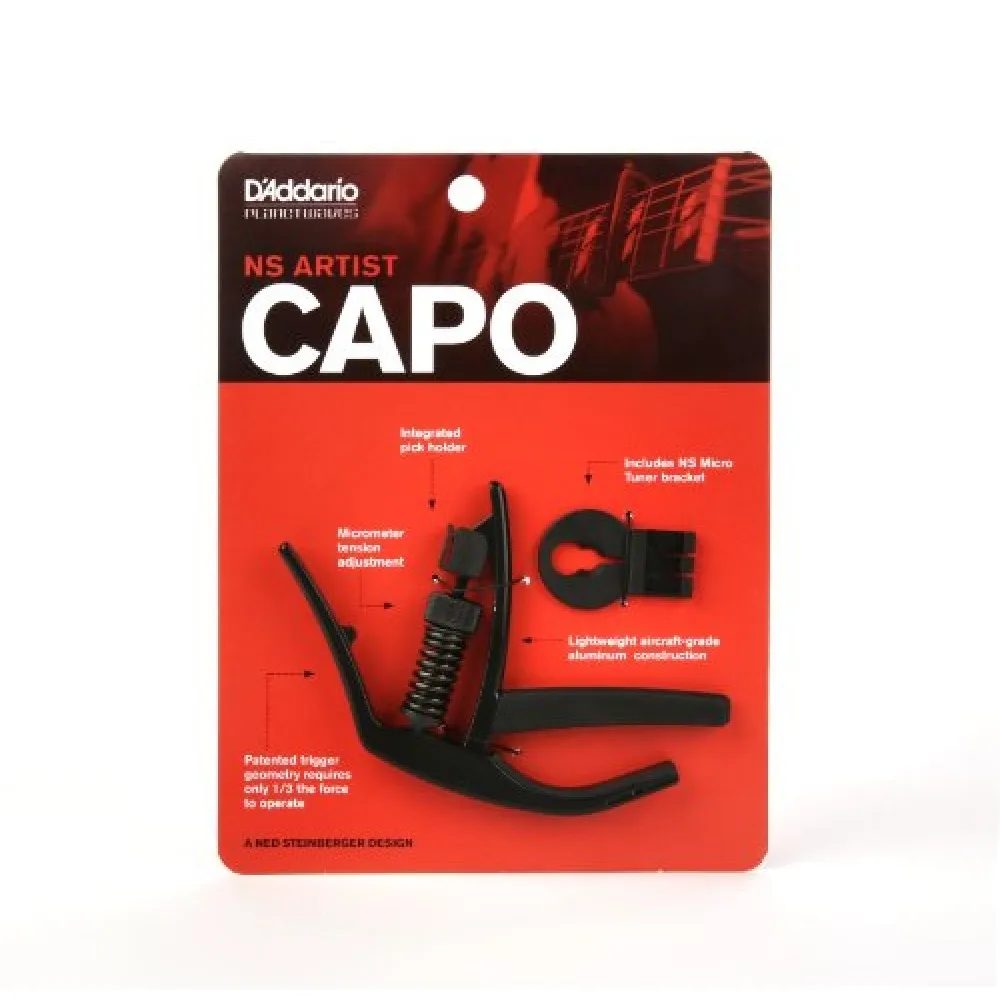 D'addario Planet Waves CP 10 NS Artist электрическая акустическая триакционная Гитара Capo со