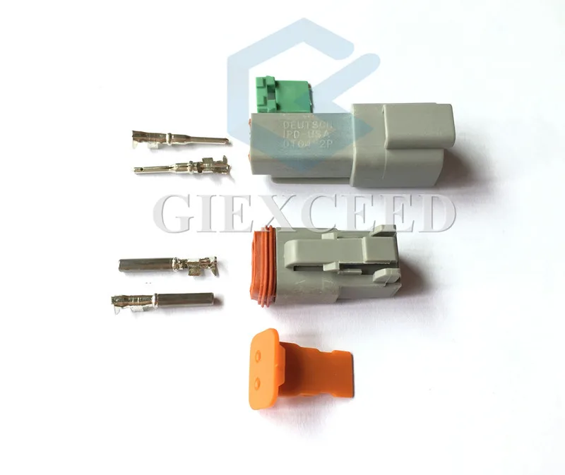 2 Sets Pin DT04-2P AT04-2P DT06-2S AT06-2S DT Series Waterprooof Auto Plug Car Connector For Deutsch | Автомобили и мотоциклы