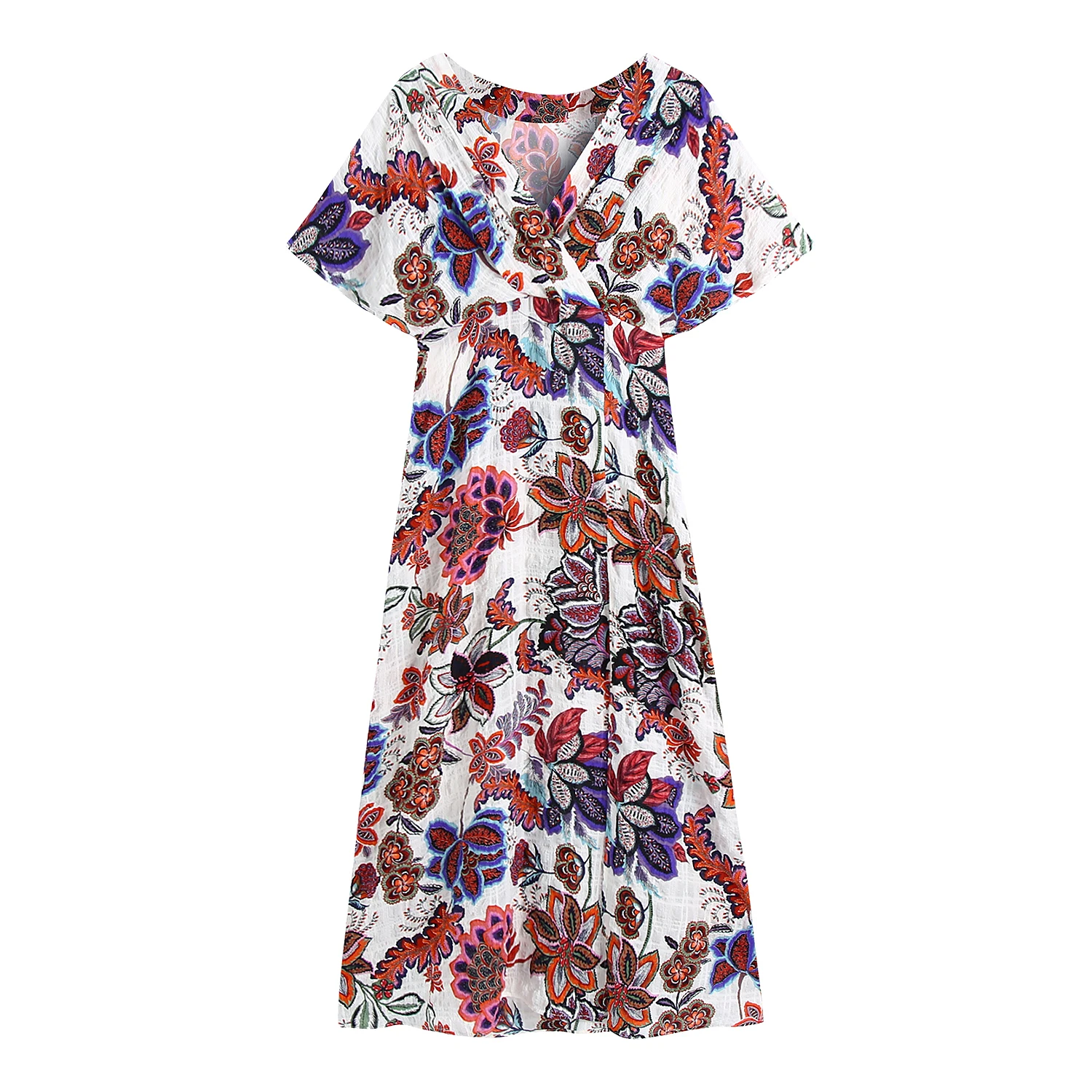 

JC·KILIG 2021 V Neckline Waist Slim Dress B1672