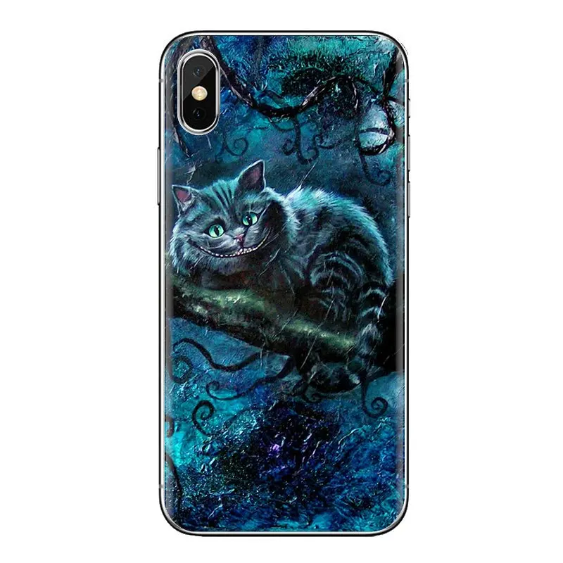 TPU Skin Case Alice in Wonderland Cheshire Cat For HTC One U11 U12 X9 M7 M8 A9 M9 M10 E9 Plus Desire 630 530 626 628 816 820 830 |