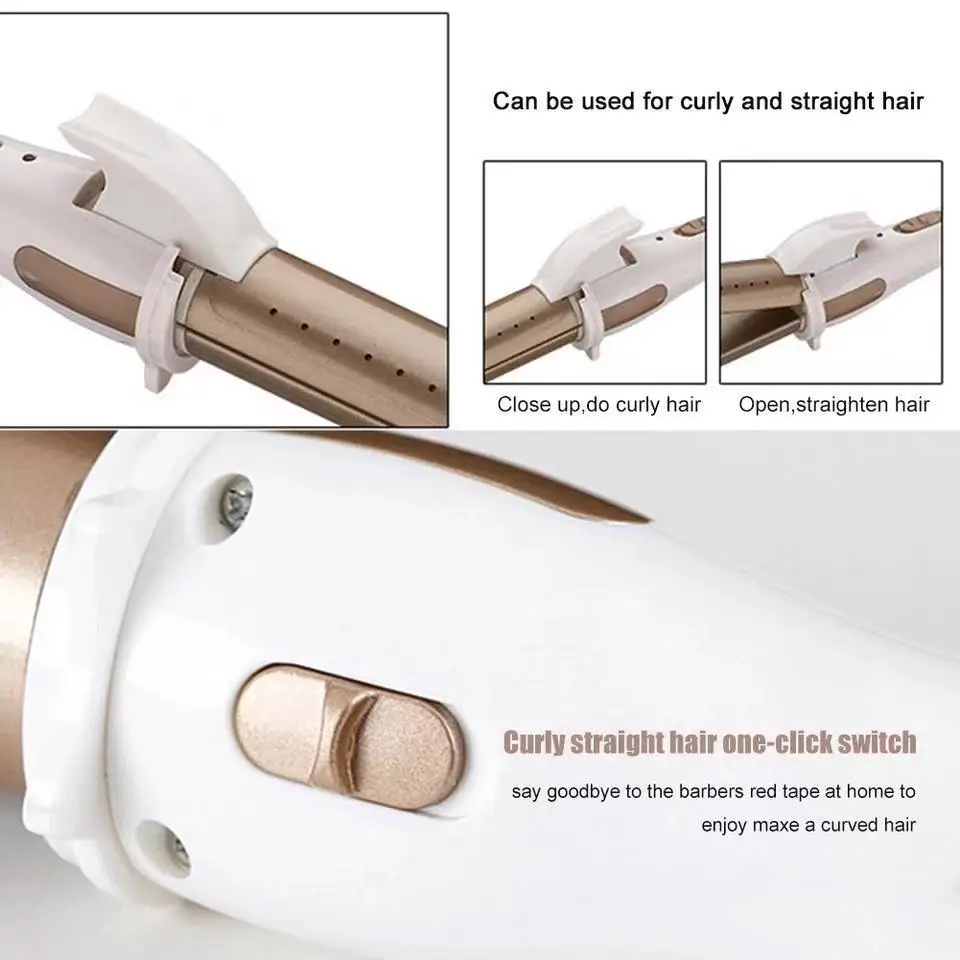 

Straightener Dual-Use Hair Curler Large Volume Straig Does Not Hurt hair Inner Buckle Air Bangs Plate Salon Styling Tool