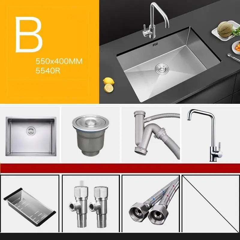 Встроенная Lavandino Banheiro Evier Acero Inox Portatil Lavello Cucina кухня Cuba Pia Cozinha Fregadero De Cocina раковина для мытья посуды