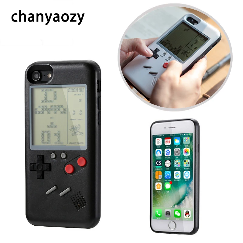 Чехол для телефона Tetris Gameboy в стиле ретро Apple iPhone XR X XS MAX 6 6S 7 8 Plus мягкий чехол из ТПУ