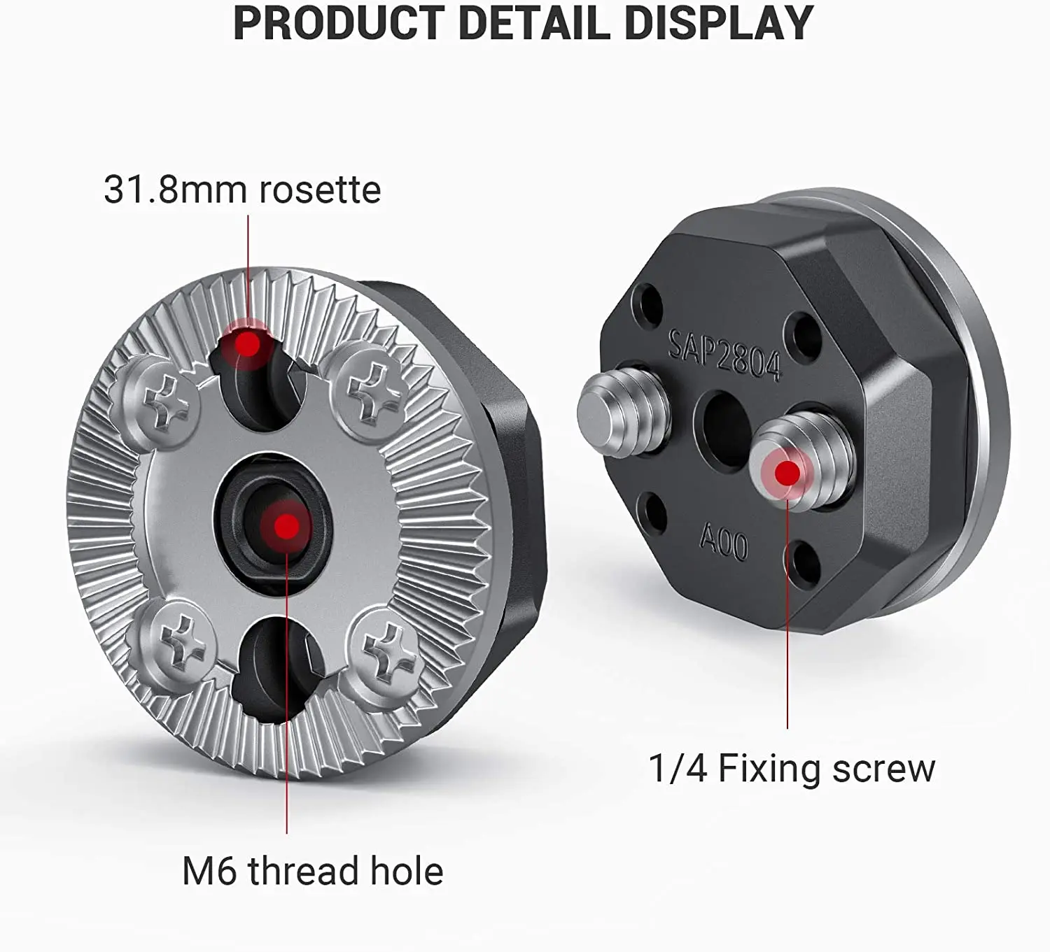 Стандартное болтовое крепление SmallRig Arri (Резьба M6) для болтового держателя