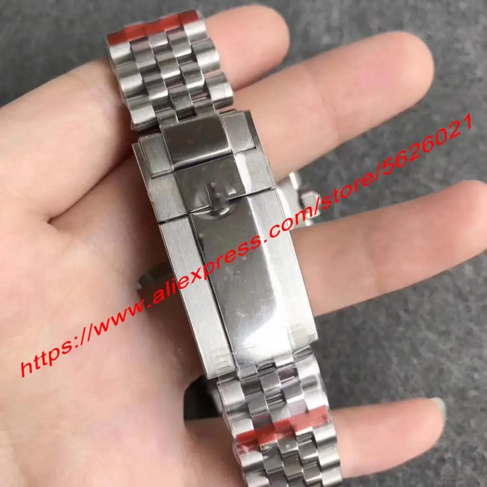 

Men's Blue GMT Watches 40mm Sapphire Glass Stainless Steel Ceramic Bezel Luminous Calendar Men Automatic Mechanical Wristwatches