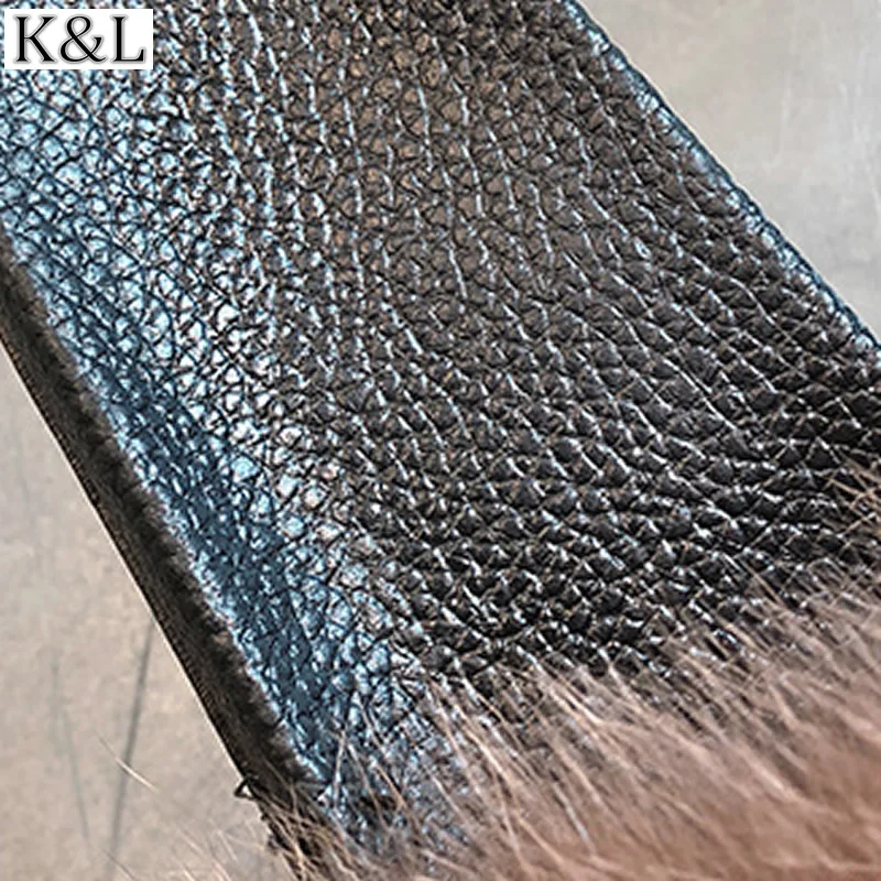 Шлепанцы женские с мехом енота сланцы из натурального меха лисы меховые сандалии