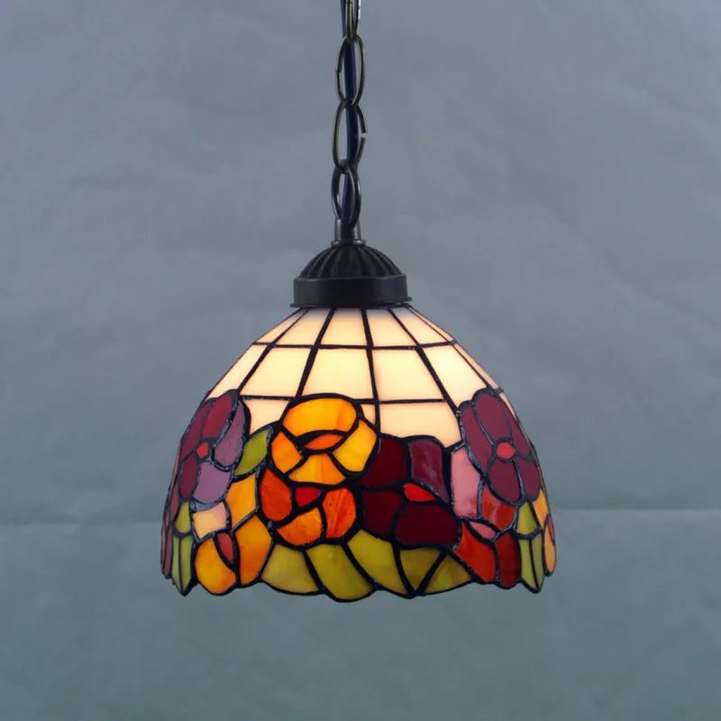Витражный стеклянный светильник Европейский краткое искусство занавес бисер