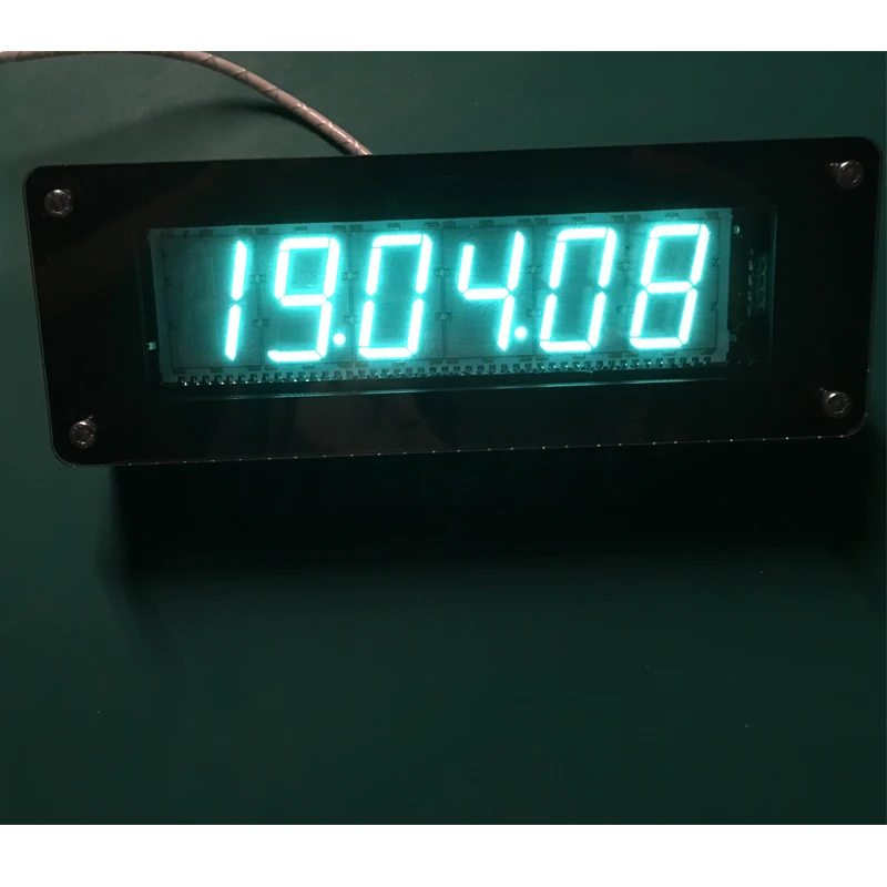SVB люминесцентные часы VFD часы gps время калибровки Ретро электронные часы DIY вакуумная люминесцентная трубка