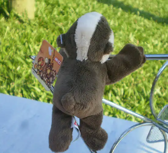 Магнит на холодильник для детей с изображением животных серого мефитина | Дом и