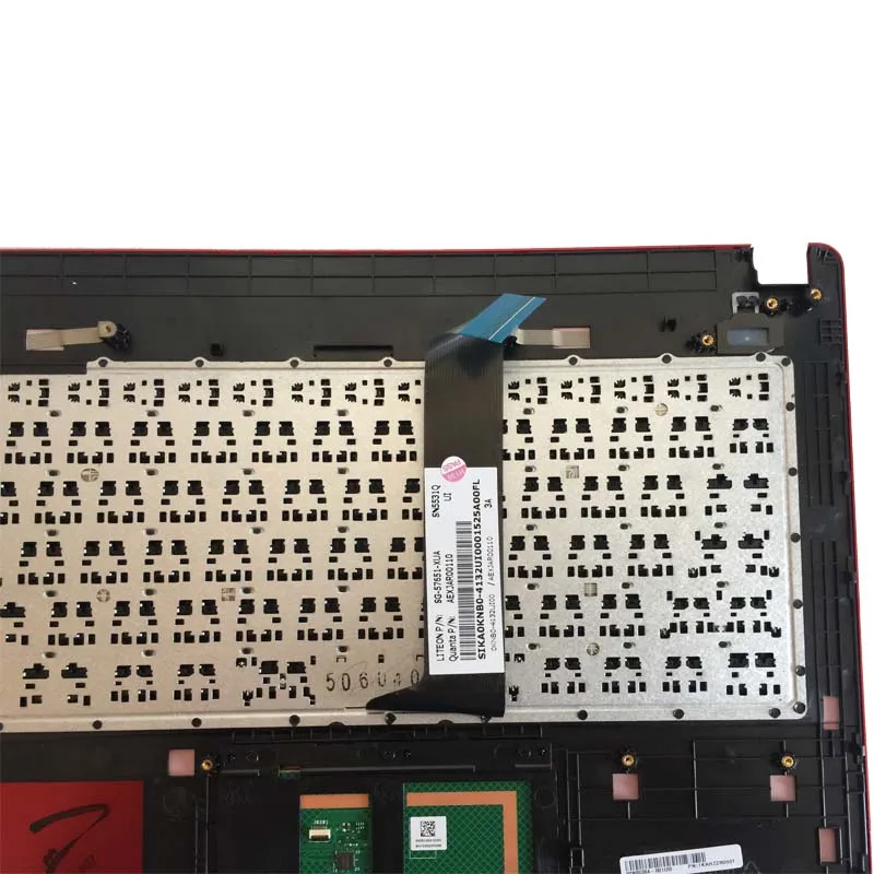 Новая русская клавиатура для ноутбука Asus X450 X450C X450CA X450CC X450CP X450L X450LA красная с