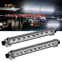 ip68 led light barwork light 14 inch spot beam super slim led bar for auto atv utv 4x4 accessories offroad trucks 12v 24v 36v