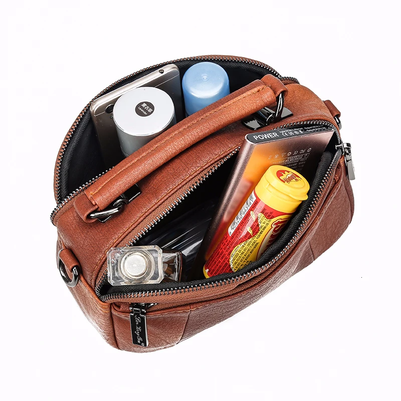 Мини сумки через плечо для женщин мягкие кожаные на женские мессенджеры высокого