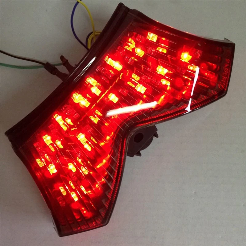Дым светодиодный задний тормозной сигнал поворота светильник подходит для Kawasaki