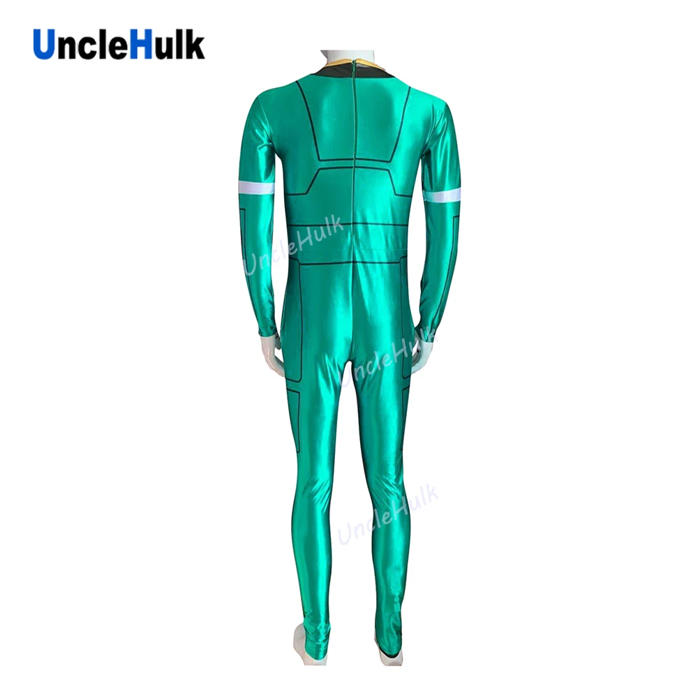 Костюм для косплея Gekisou Sentai Carranger зеленый гонщик UncleHulk | Тематическая одежда и