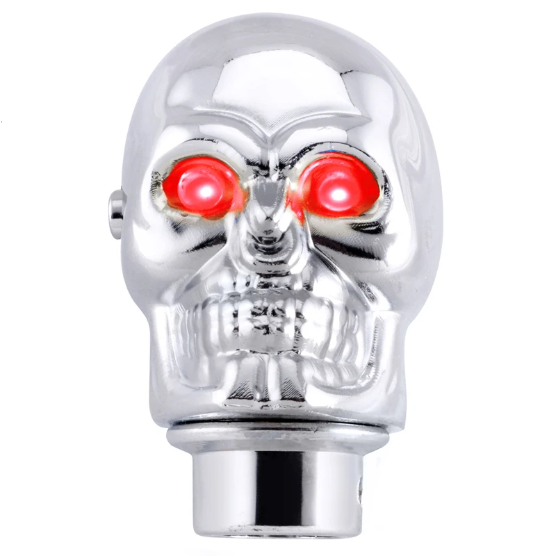 Ручка переключения рулевого механизма автомобиля череп голова Стиль Шестерни