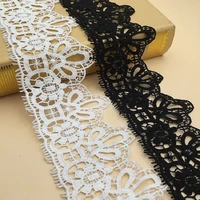 1y2y5y diy 8cm new water soluble lace embroidery bar code milk silk lace garment accessories lace fabric clothing christmas