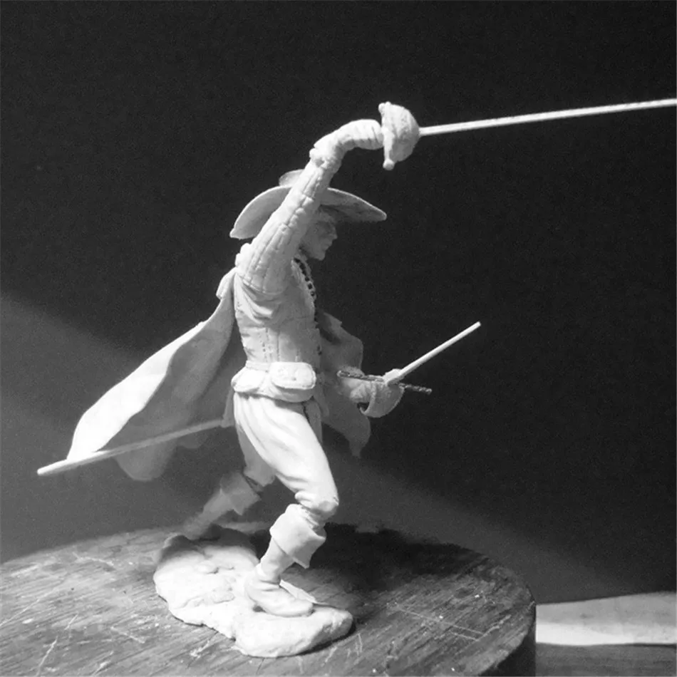 1/24 масштабная модель набор из смолы Самурайские сборные модели Duellant Фигурка