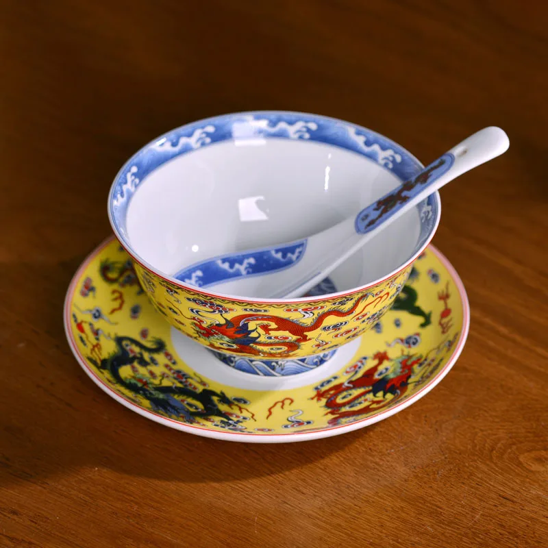 Цзиндэчжэнь Керамическая пиала для риса костяная посуда Китай большая миска