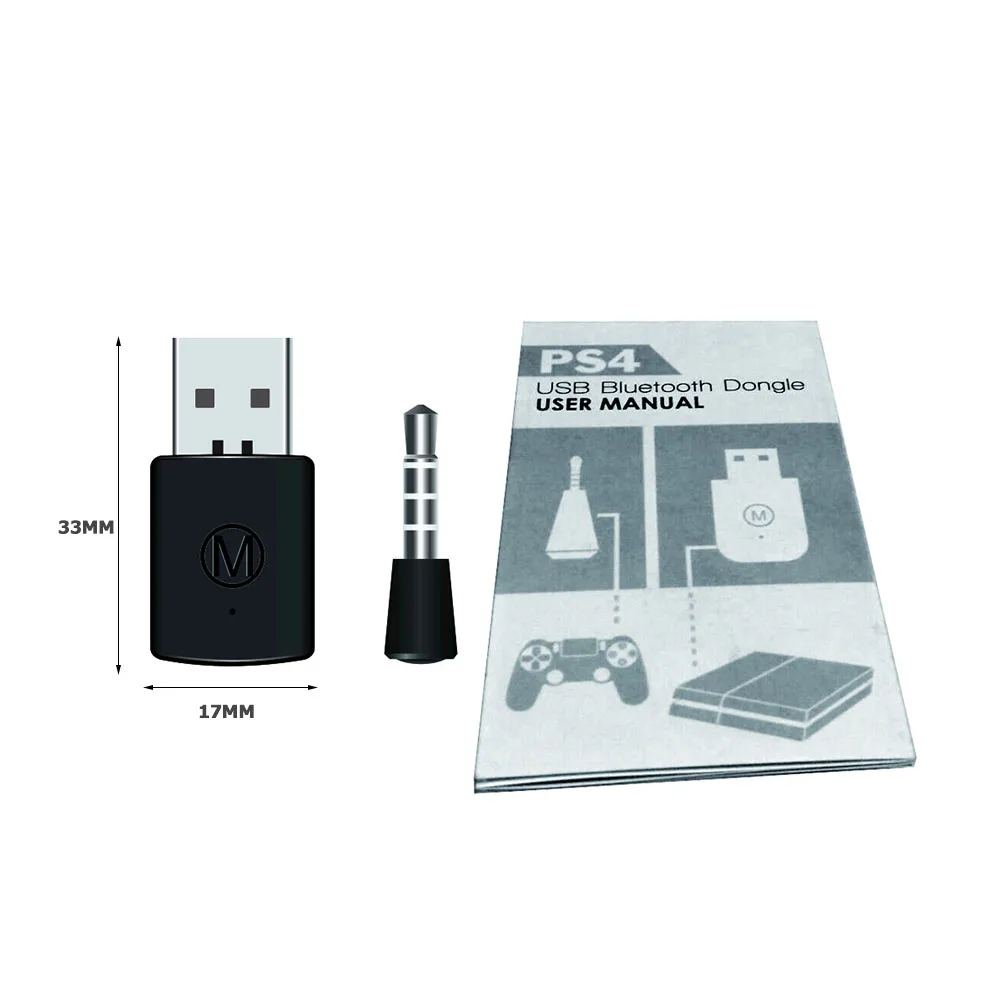 

3.5mm Bluetooth 4.0 EDR USB Wireless Dongle for Sony PS4 Headsets Accessories Mini 3.5mm AUX RCA Stereo Kits