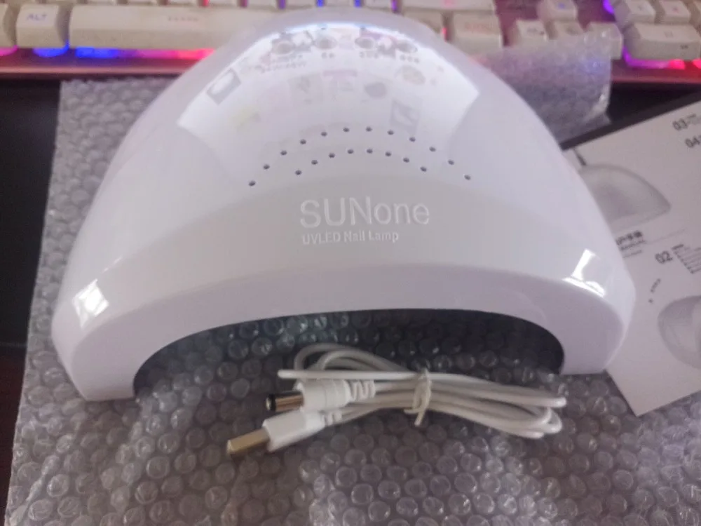 SUN1 48 Вт УФ-светодиодный светильник для ногтей, 3 таймера, светодиодный usb-разъем, лампа для ногтей, Гель-лак, Сушилка для ногтей, лампа для ногтей, светодиодная лампа для маникюра