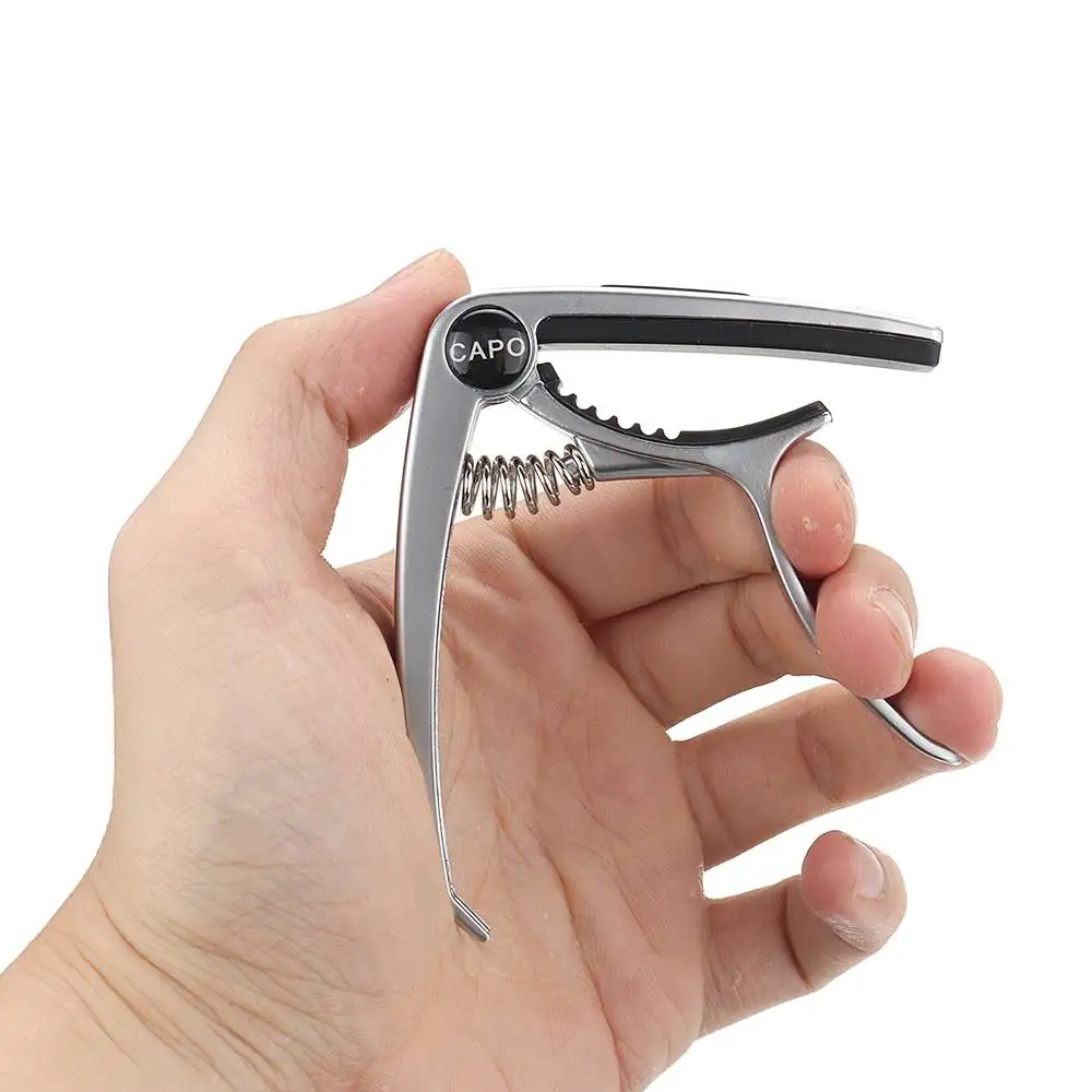 

Muspor MX0068D Guitar Tuning Clip Guitar Capo Tuner Musical Instruments Suitable for Electric Guitar Bass Ukulele Banjo Mandolin