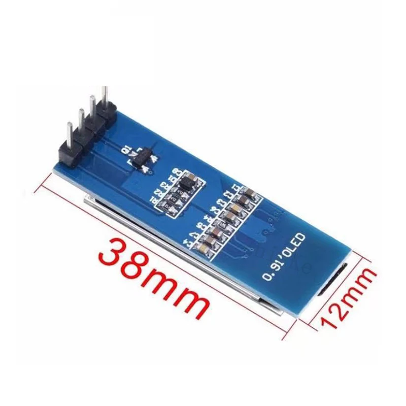 OLED-модуль 0 91 дюйма белый/синий дисплея IIC 12832 совместимый с 3 в-5 в для связи ardunio |