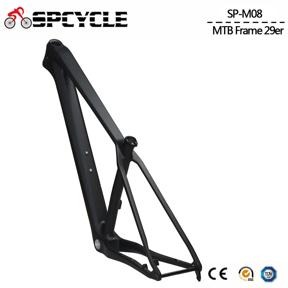 Рама для горного велосипеда из углеродного волокна Spcycle 29er рама 148x12 мм Boost 15/17/19