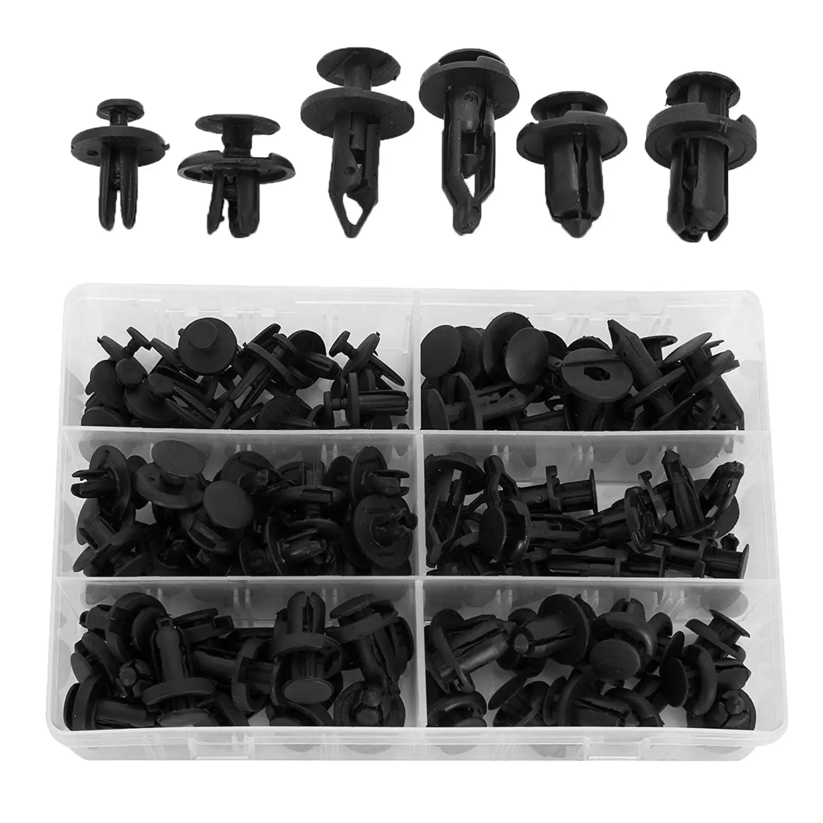 

120Pieces Retainer Clips Auto Fasteners 6 Most Popular Sizes for Chevy