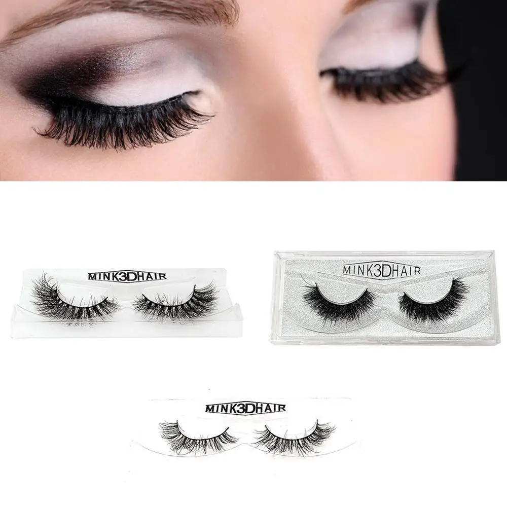 Объемные норковые накладные ресницы из норки пушистые ручной работы