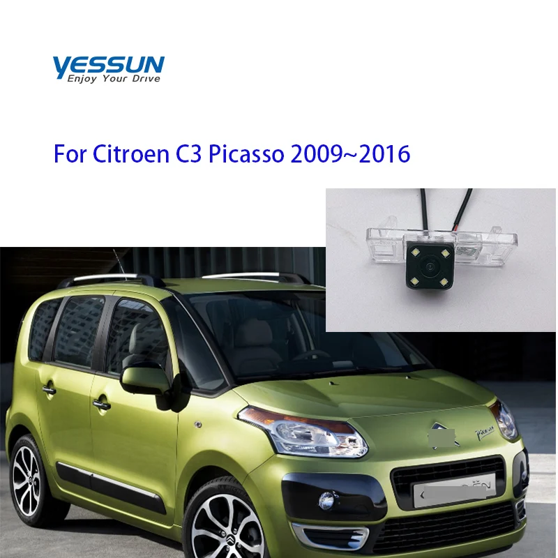 

Yessun CCD Night Vision Car Rear View Reverse Backup Camera Waterproof For Citroen C3 Picasso 2009~2016