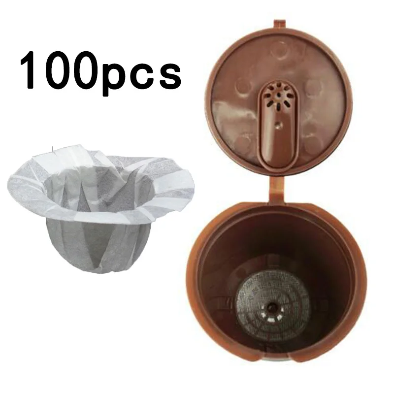 100 * бумажные фильтры для кофе чашки сменные одноразовые K чашка Keurig 33*41 мм
