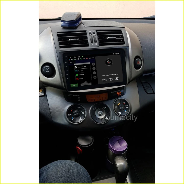 Автомобильный DVD для Toyota Old RAV4 Аудио Видео Стерео gps Радио RDS Wifi 2006-2012 1024*600 HD экран 2Din Android 9,0 Carplay TPMS